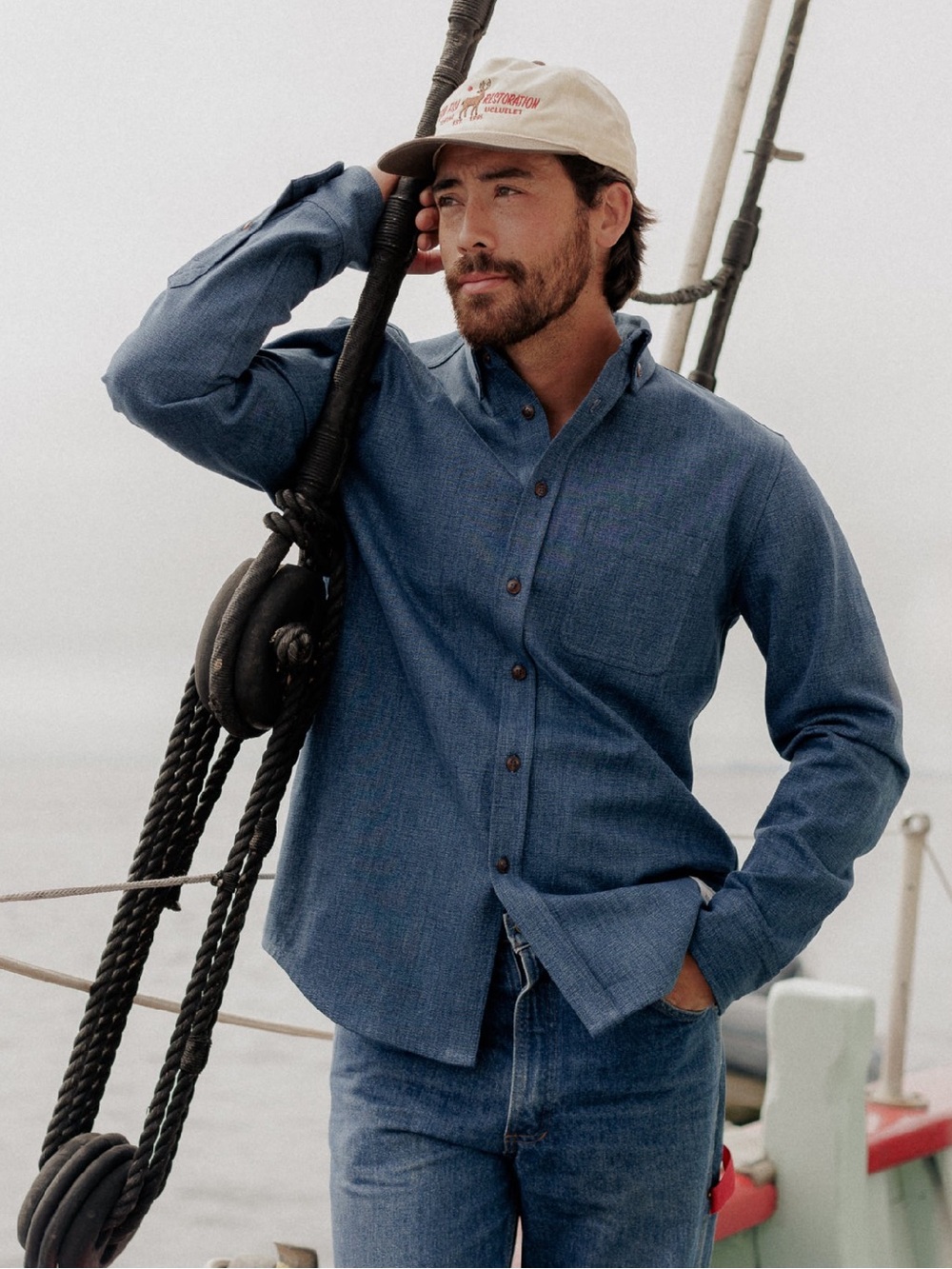 ANIAN The Denim Shirt - Men’s - Medium